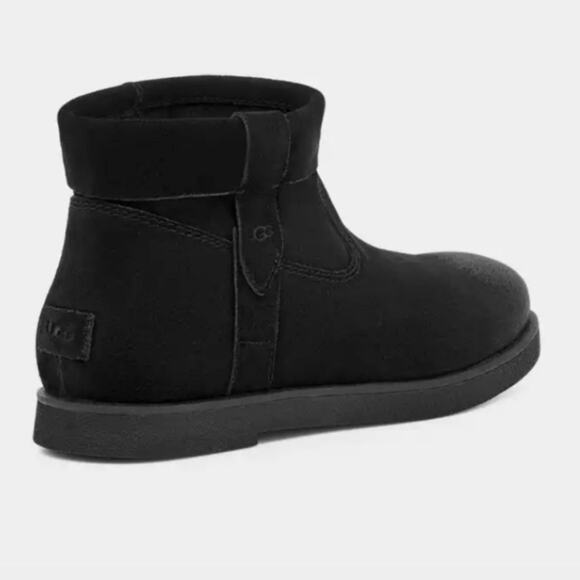 UGG Women's Black Josefene Cuff Ankle Bootie – Sz 9 - Picture 3 of 12